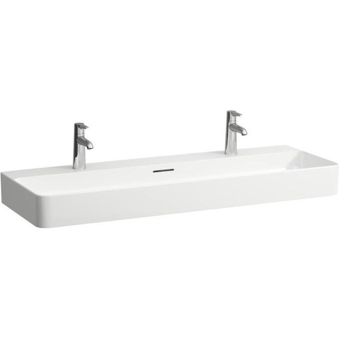 Раковина подвесная LAUFEN VAL 120x42, с 2 отверстиями под смеситель 8.1028.9.000.107.1
